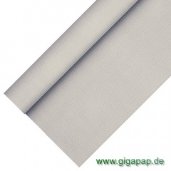 Tischdecke silber 25m x 1,18m stoffähnlich, Vlies soft selection plus abwaschbar