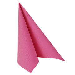 20 Servietten -ROYAL Collection- 1/4-Falz 40 cm x 40 cm fuchsia