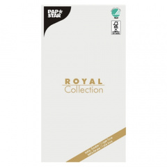 Tischdecke, Tissue -ROYAL Collection- 120 cm x 180 cm weiss