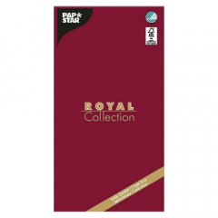 Tischdecke, Tissue -ROYAL Collection- 120 cm x 180 cm bordeaux