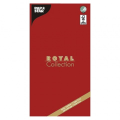 Tischdecke, Tissue -ROYAL Collection- 120 cm x 180 cm rot