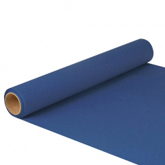 Tischläufer, Tissue -ROYAL Collection- 5 m x 40 cm dunkelblau auf Rolle