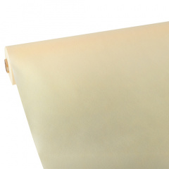 Tischdecke creme 25m x 1,18m stoffähnlich, Vlies soft selection
