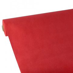 Tischdecke rot 25m x 1,18m stoffähnlich, Vlies soft selection