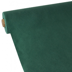 Tischdecke dunkelgrün 40m x 1,18m stoffähnlich, Vlies soft selection