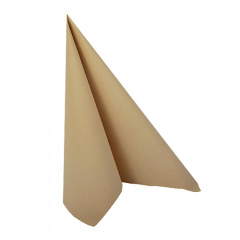 50 Servietten ROYAL Collection 1/4-Falz 33 cm x 33 cm sand