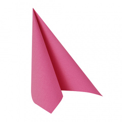 50 Servietten ROYAL Collection 1/4-Falz 33 cm x 33 cm fuchsia