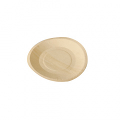 50 Fingerfood - Teller, Holz pure rund Ø 19 cm · 2 cm