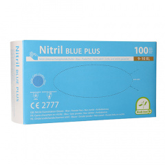 100 Medi-Inn® Handschuhe, Nitril puderfrei Blue Plus blau Größe XL
